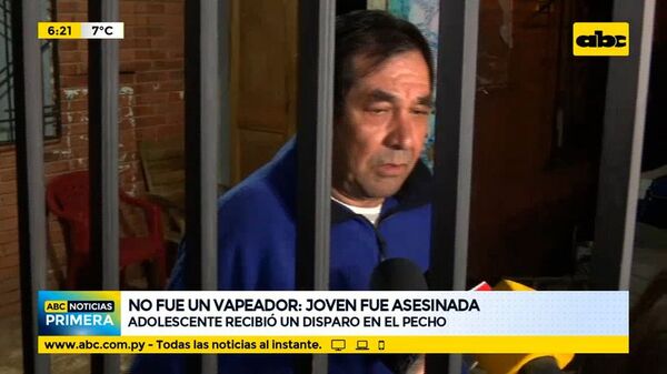 Vape: lo que explica el papá de la menor tras confirmarse el disparo - ABC Noticias - ABC Color