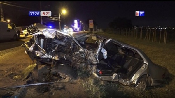 Fatal accidente en autopista Silvio Pettirossi - Paraguaype.com