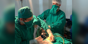 HERNIA DIAFRAGMÁTICA CONGÉNITA: SE REALIZÓ LA PRIMERA CIRUGÍA CORRECTIVA POR TORACOSCOPÍA EN EL PAÍS
