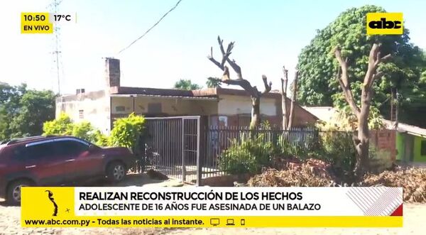 Vape: arrancan con reconstrucción de los hechos en vivienda de la adolescente muerta - Policiales - ABC Color