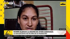 Rompe silencio la madre de joven asesinada por su padrastro.  - ABC Noticias - ABC Color
