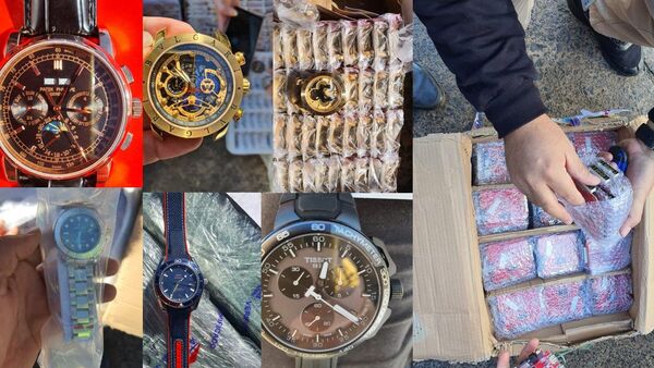Relojes incautados valdrían más de USD 8,6 millones