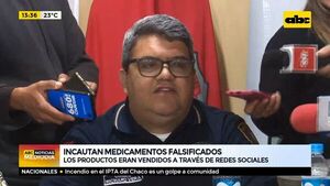 Incautan medicamentos falsificados  - ABC Noticias - ABC Color