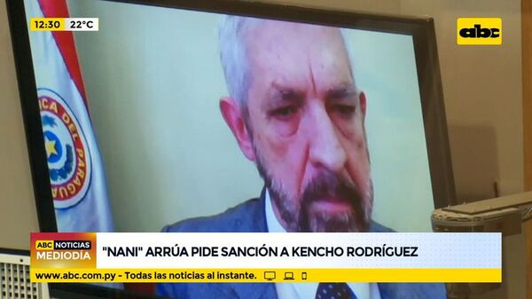Nani Arrúa pide sancionar a Kencho Rodríguez - ABC Noticias - ABC Color