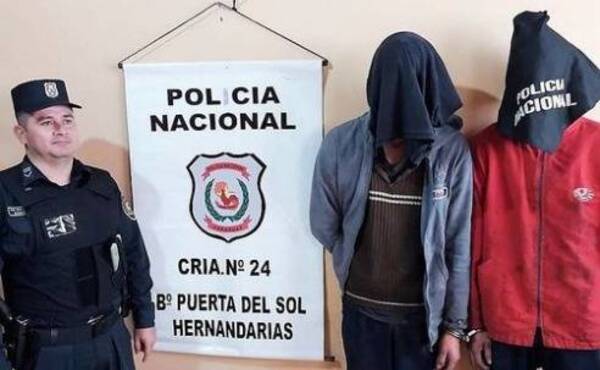 Hermanos se unieron para robar a su mamá