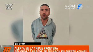 Fuga de tres presos pone en alerta a la triple frontera