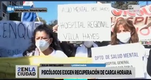 Psicólogos se movilizan para exigir equiparación de cargas horarias y aumento salarial - ADN Digital