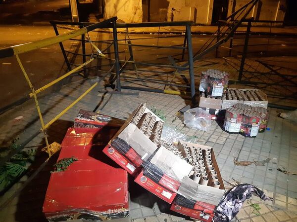 Barrabravas de Olimpia causan disturbios en el Defensores - Policiales - ABC Color