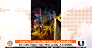 Barras de Olimpia se enfrentaron el Defensores del Chaco