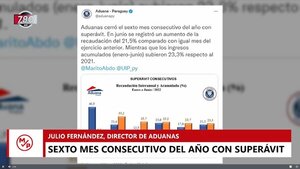 Aduanas registró un nuevo superávit por sétimo mes consecutivo - Megacadena — Últimas Noticias de Paraguay