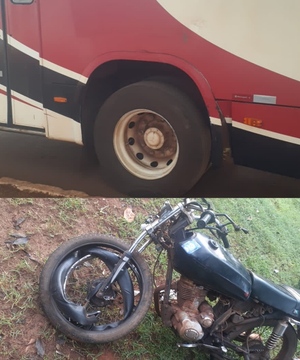 Motociclista muere tras estrellarse contra un colectivo en Minga Guazú - La Clave
