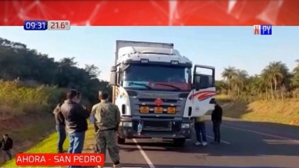 Roban un camión haciéndose pasar por oficiales de Aduana San Pedro - Paraguaype.com