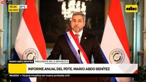 Informe anual del pdte. Mario Abdo al Congreso - ABC Noticias - ABC Color