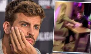 Piqué y su nuevo amor acaramelados en un restaurante y hasta firmaron contrato para el romance