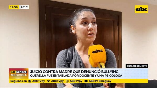 Prolongado juicio contra la madre que denunció bullying - ABC Noticias - ABC Color