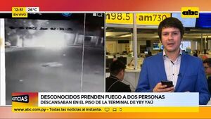 Prenden fuego a indigentes en Yby Yaú  - ABC Noticias - ABC Color