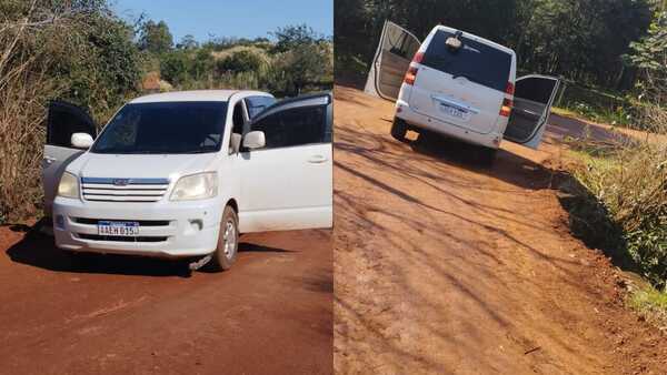 Asaltan a administrador de estación de servicios en Natalio y abandonan vehiculo robado