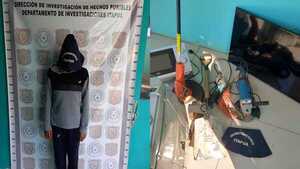 Aprehenden a sospechoso de hurto de vivienda y recuperan objetos sup. hurtados