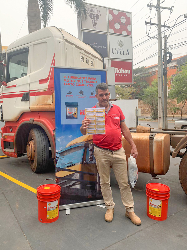 Shell Lubricants realizó sorteo por el día del padre