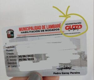 Intendente lambareño hace propaganda con habilitaciones vehiculares - Política - ABC Color