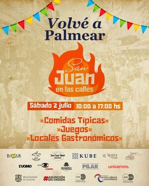 Anuncian cierre de calle Palma para San Juan, este sábado - Nacionales - ABC Color