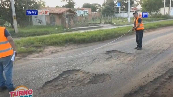 San Lorenzo: Se registra tercer accidente a causa de un mismo bache