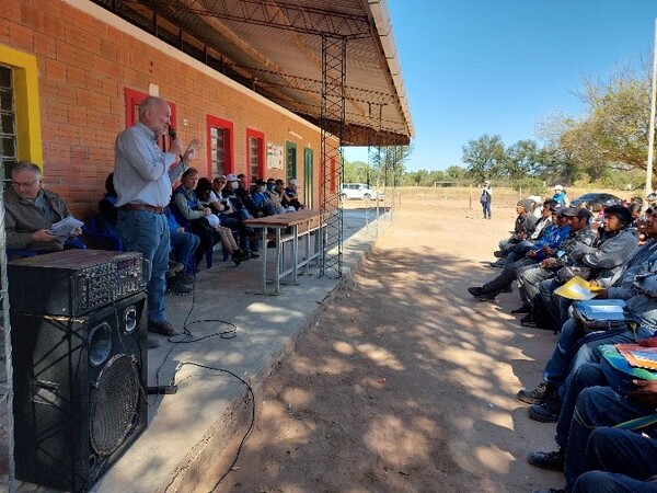 Presentación de actividades del Proyecto ABE Chaco en las comunidades beneficiarias