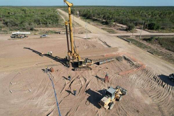 Crónica / Inició la perforación del primer pilote del tercer puente que unirá a Paraguay y Brasil