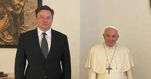 La Nación / Elon Musk visitó al papa Francisco en Santa Marta