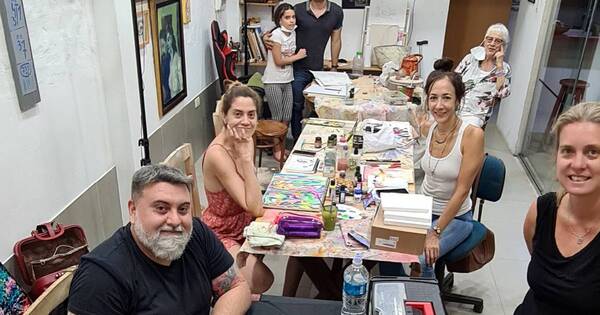 La Nación / Amengual habilita taller de artes visuales
