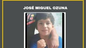 Fiscalía pidió difundir foto de José, el niño desaparecido