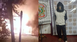 Diario HOY | Vivienda de presunto feminicida fue consumida por las llamas en Pilar