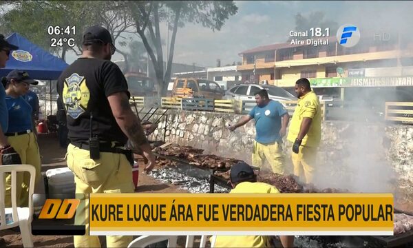 Kure Luque Ára fue verdadera fiesta popular | Telefuturo