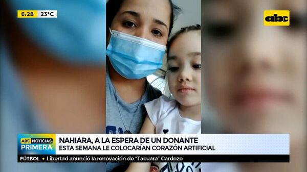 Nahiara, a la espera de corazón artificial - ABC Noticias - ABC Color