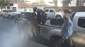 Detienen a Escolta Presidencial tras intento de asalto a playa de vehículos en San Lorenzo - Noticiero Paraguay