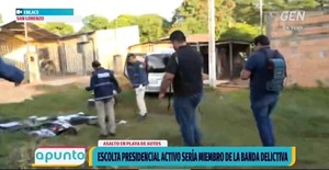 Asalto en San Lorenzo: uno de los detenidos sería escolta presidencial activo - ADN Digital