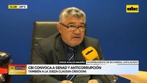 CBI antilavado convoca a Senad y Anticorrupción    - ABC Noticias - ABC Color