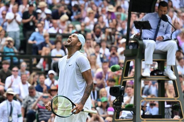 Nick Kyrgios, a cuartos de Wimbledon después de 8 años - Tenis - ABC Color