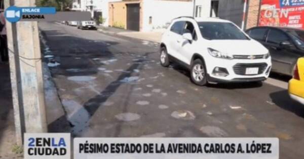 La Nación / Clausuran Carlos A. López casi Paiva en Sajonia tras reclamo por baches
