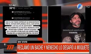 Reclamó un bache y "Nenecho" lo desafió a moquete | Telefuturo
