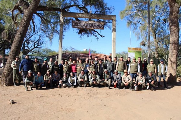 Parque Nacional Teniente Enciso recibió a Guardaparques del Gran Pantanal