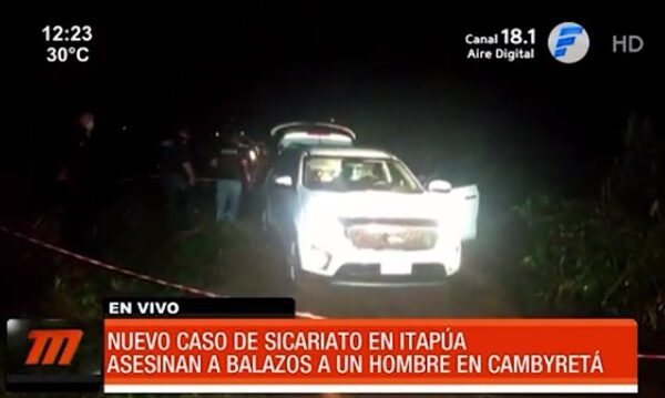 Matan a balazos a un hombre en Cambyretá | Telefuturo