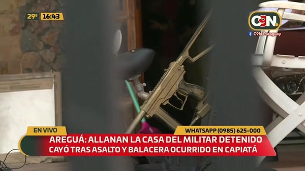 Allanan casa del Escolta Presidencial detenido - C9N