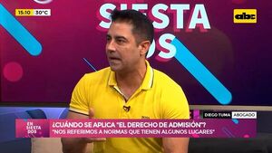 ¿Cuándo se aplica el derecho de admisión? - Ensiestados - ABC Color