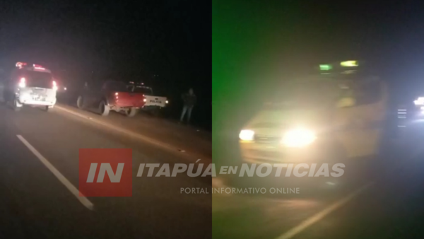 DOS FALLECIDOS TRAS ACCIDENTE EN RUTA PY 7, ZONA DE LAS MERCEDES