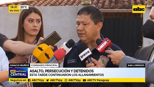 Un militar activo entre los detenidos en el asalto en San Lorenzo - ABC Noticias - ABC Color