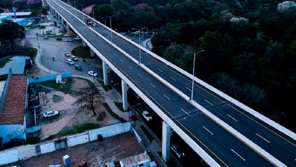 Tras largo tiempo cerrado, habilitan ambos carriles del viaducto del Botánico