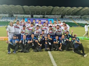 Histórico: Albirrojita gana el oro en los juegos Bolivarianos de Colombia - .::Agencia IP::.