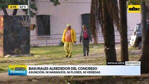 Basurales alrededor del Congreso - ABC Noticias - ABC Color