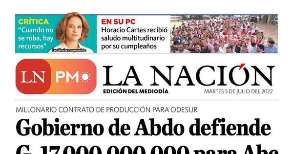 La Nación / LN PM: edición mediodía del 5 de julio